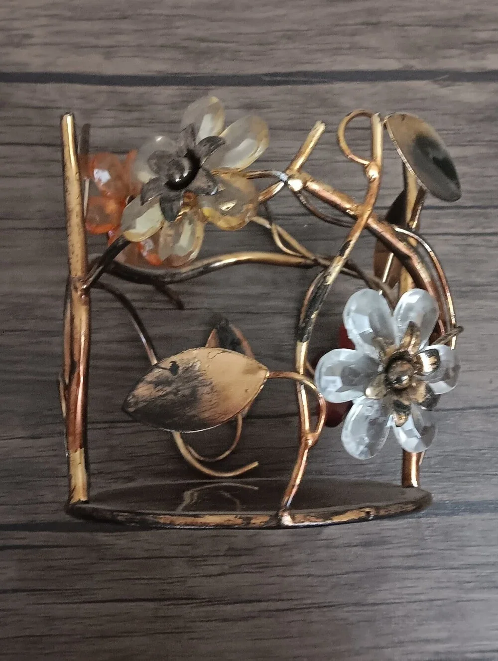 Pier 1 Floral Candle Holder